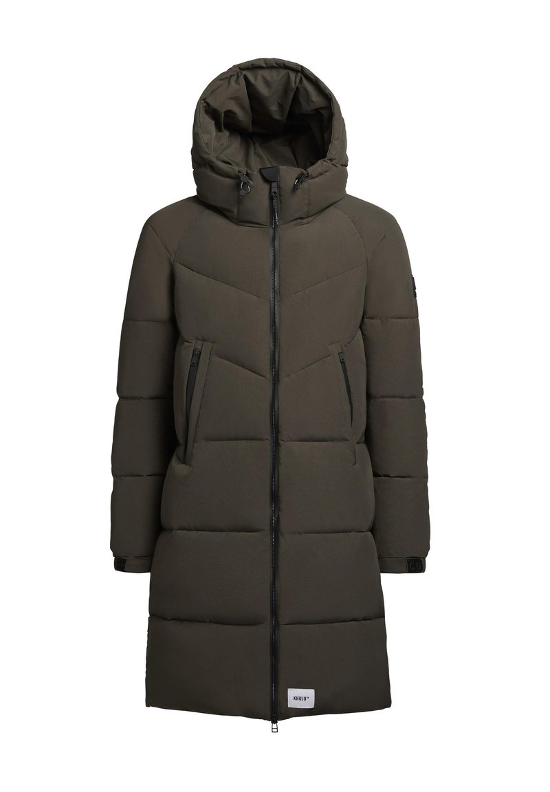 khujo Wintermantel kaki