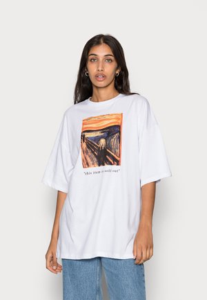 Print T-shirt - white