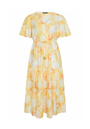 Yours Clothing, PLUS SIZE SUMMER DRESSES - Maxikjoler - yellow