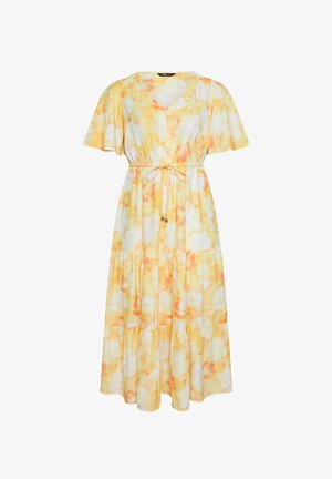 Yours Clothing, PLUS SIZE SUMMER DRESSES - Maxikjoler - yellow