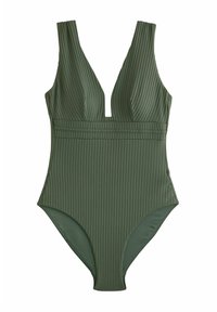 Nevybrané, khaki green rib