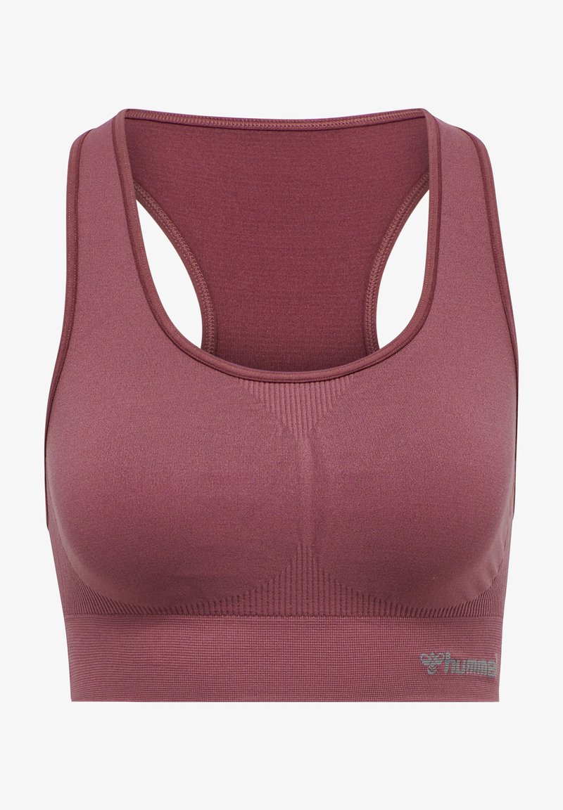 Hummel SEAMLESS - Sport-bh met medium support - red
