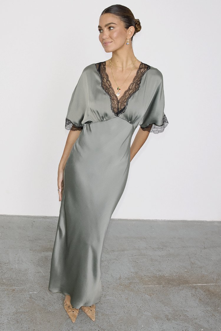 Never Fully Dressed CLARA - Cocktail dress / Party dress - grey - Zalando.ie