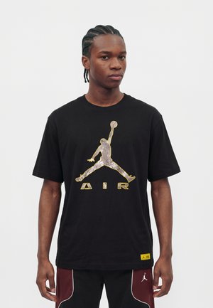 Jordan, M J BRK RLT SS CREW - Тениска с щампа - black