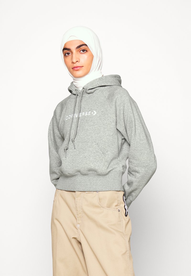 womens grey converse hoodie