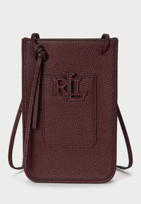 PEBBLED CAMERYN CROSSBODY TECH CASE - Torbica za telefon - dark garnet