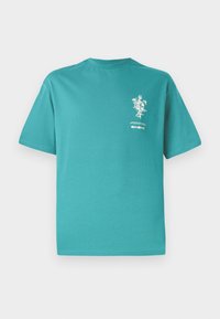 SLHLOOSEALP O NECK TEE - Print T-shirt - bayou