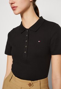 Tommy Hilfiger 1985 SLIM - Polo - black