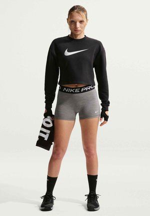 CREW - Sweatshirt - black/metallic silver/(white)