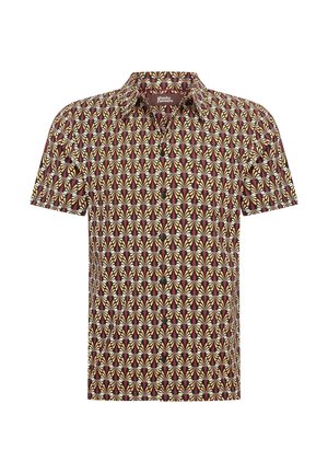 GO- WITH PRINT - Shirt - dark brown