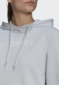 adidas Performance Mikina s kapucí - blue