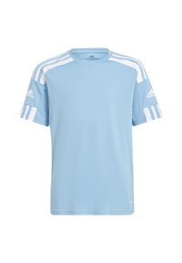 adidas Performance SQUAD - Triko s potiskem - team light blue/white
