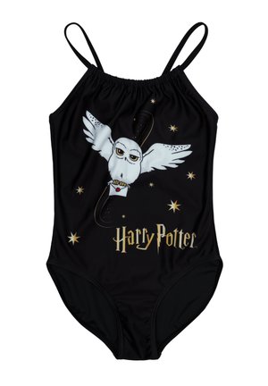 HARRY POTTER MIT HEDWIG MOTIV - Swimsuit - schwarz