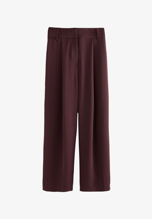 Next, TALL FIT - ELASTIC WIDE LEG TROUSERS . - Pantaloni - burgundy red