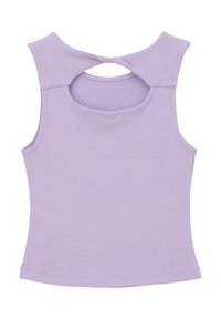 s.Oliver MIT RÜCKENAUSSCHNITT - Top - lavendel