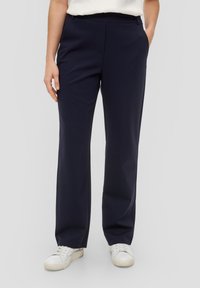 s.Oliver BLACK LABEL - Broek - navy Miniatuurafbeelding 1