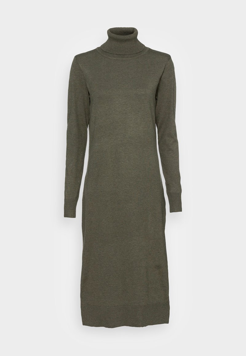 Saint Tropez MILASZ ROLL NECK LONG - Jumper dress - army green melange/khaki - Zalando.ie Saint Tropez MILASZ ROLL NECK LONG - Jumper dress - army green melange/khaki - Zalando.ie