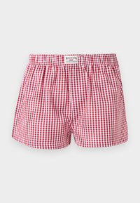 GINGHAM BOXER - Šortky - dark red