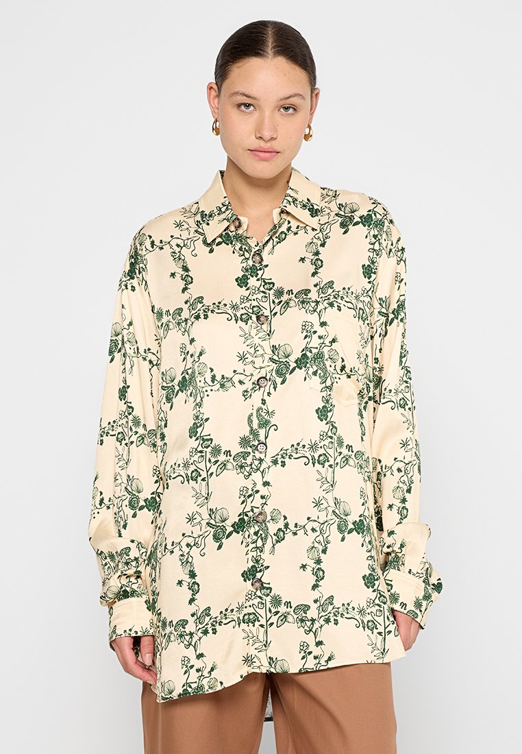 Nanushka Overhemdblouse beige Nanushka Overhemdblouse beige