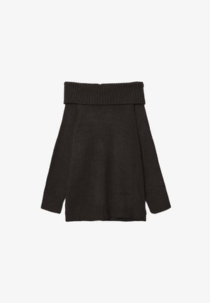 Stradivarius EXPOSED SHOULDER - Striktrøje - brown