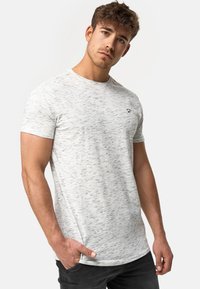 INDICODE JEANS - KLOGE - T-shirt basic - ecru mix Immagine in miniatura 1