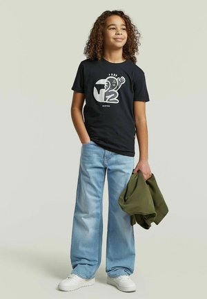 G-STAR, BOYS BASE T-SHIRT - Print T-shirt - salute