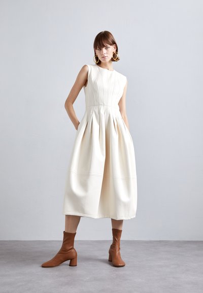 Philosophy di Lorenzo Serafini COATED DRESS - Cocktailkjole / festkjole - ivory