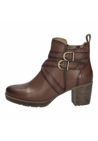 Josef Seibel Cowboy/biker ankle boot - cognac