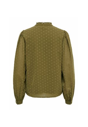 ONLY, OBERTEIL MIT LANGEN ÄRMELN DETAILREICHES - Blouse - dark olive