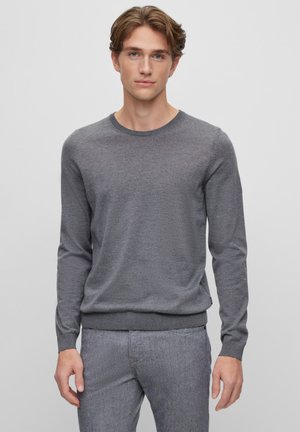 LENO - Stickad tröja - grey