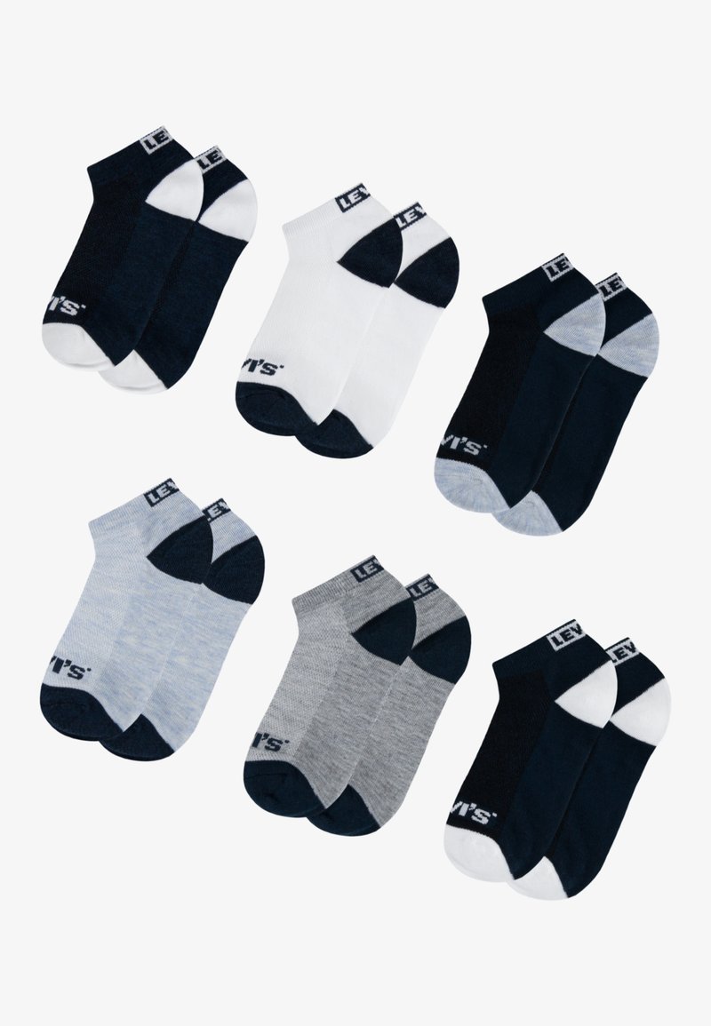 Levi's® LOW CUT UNISEX 6 PACK - Nogavice - dress blues
