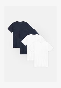 Ausgewählt, white dark navy