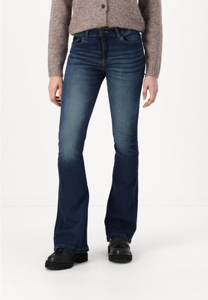 Wide leg - dark-blue denim