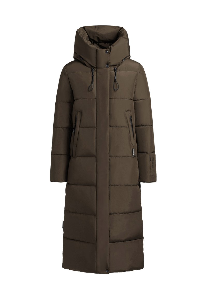khujo Wintermantel kaki