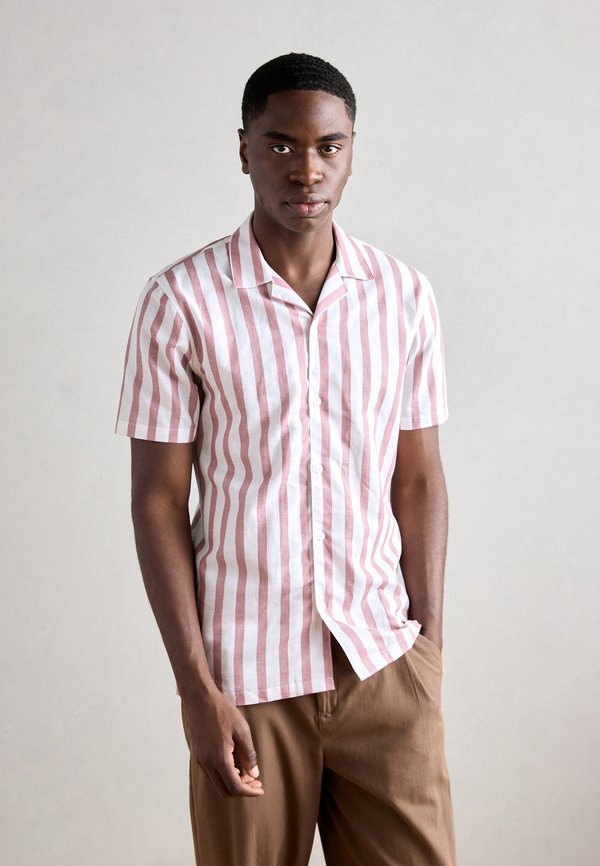 STRIPED RESORT - Shirt - dusty rose
