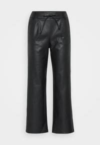 ONLPOPTRASH EASY WIDE - Auduma bikses - black