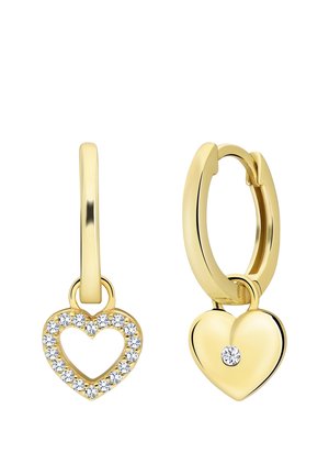 MIT HERZFÖRMIGEN  - Oorbellen - gold-coloured
