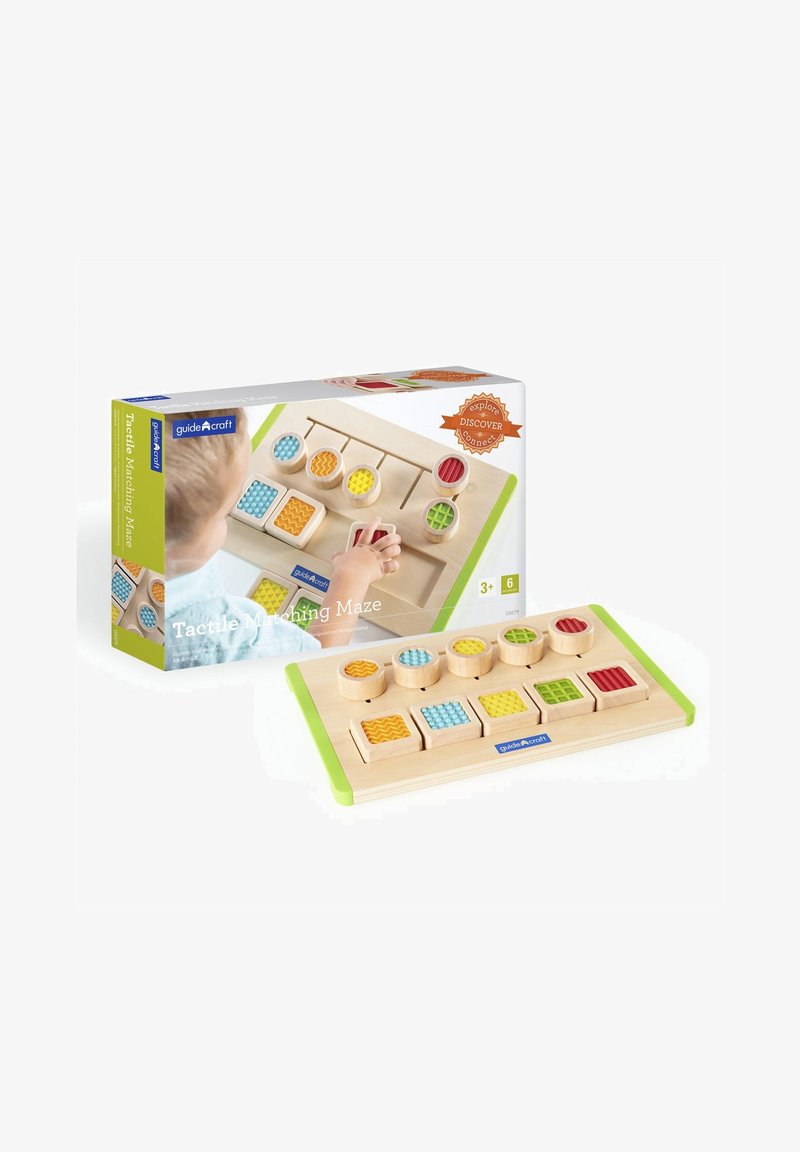 Guidecraft TACTILE MATCHING MAZE BUNT - Houten speelgoed - multi ...