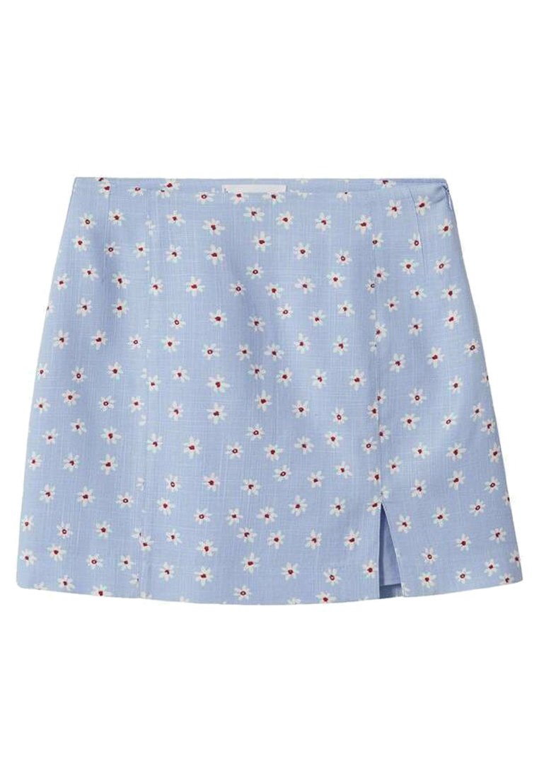 Mango Minirok lichtblauw Mango Minirok lichtblauw