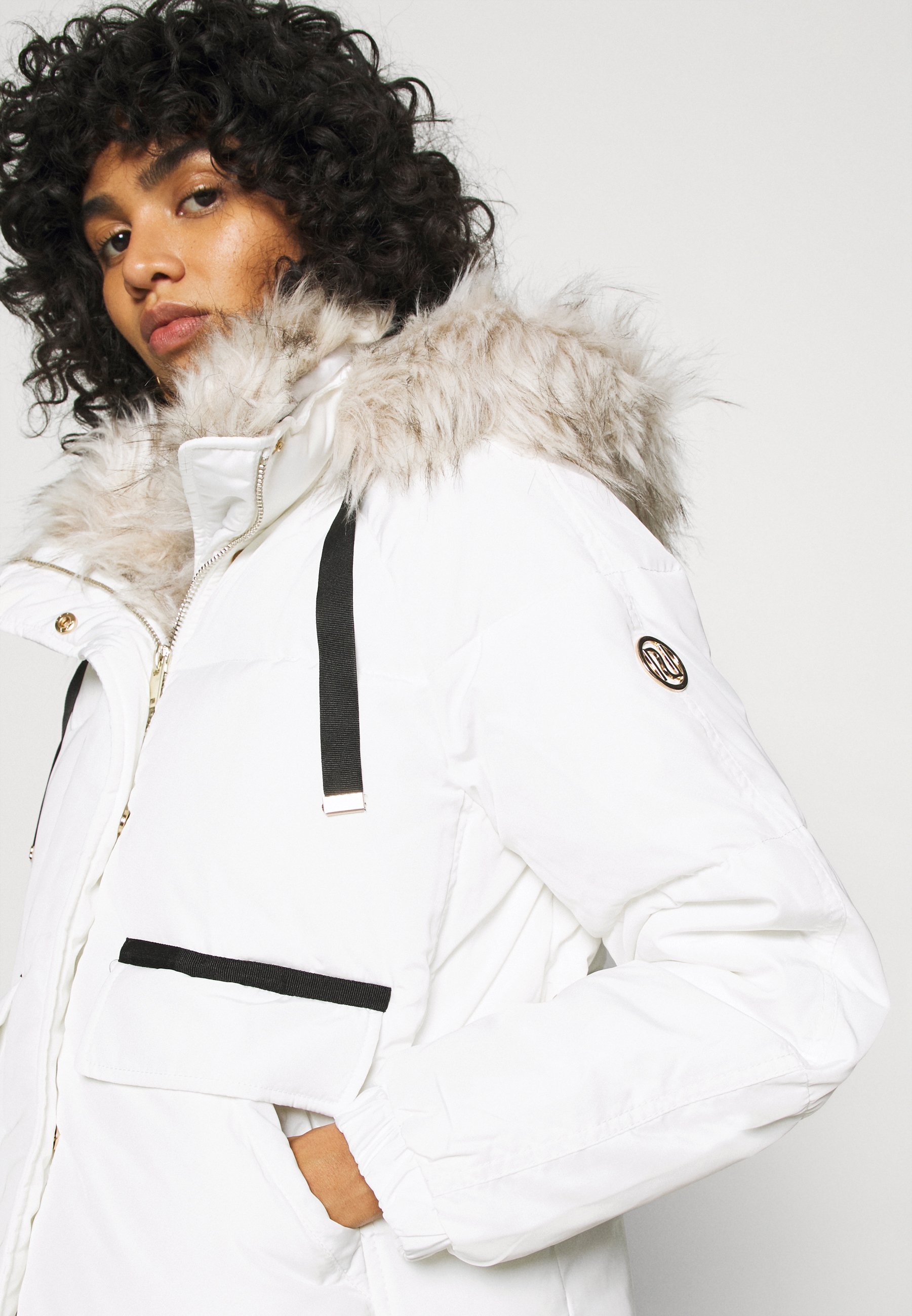 River Island Vinterjakke cream Zalando.no River Island Vinterjakke cream Zalando.no