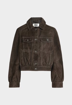 DRYKORN, MARWICK - Veste en cuir - brown