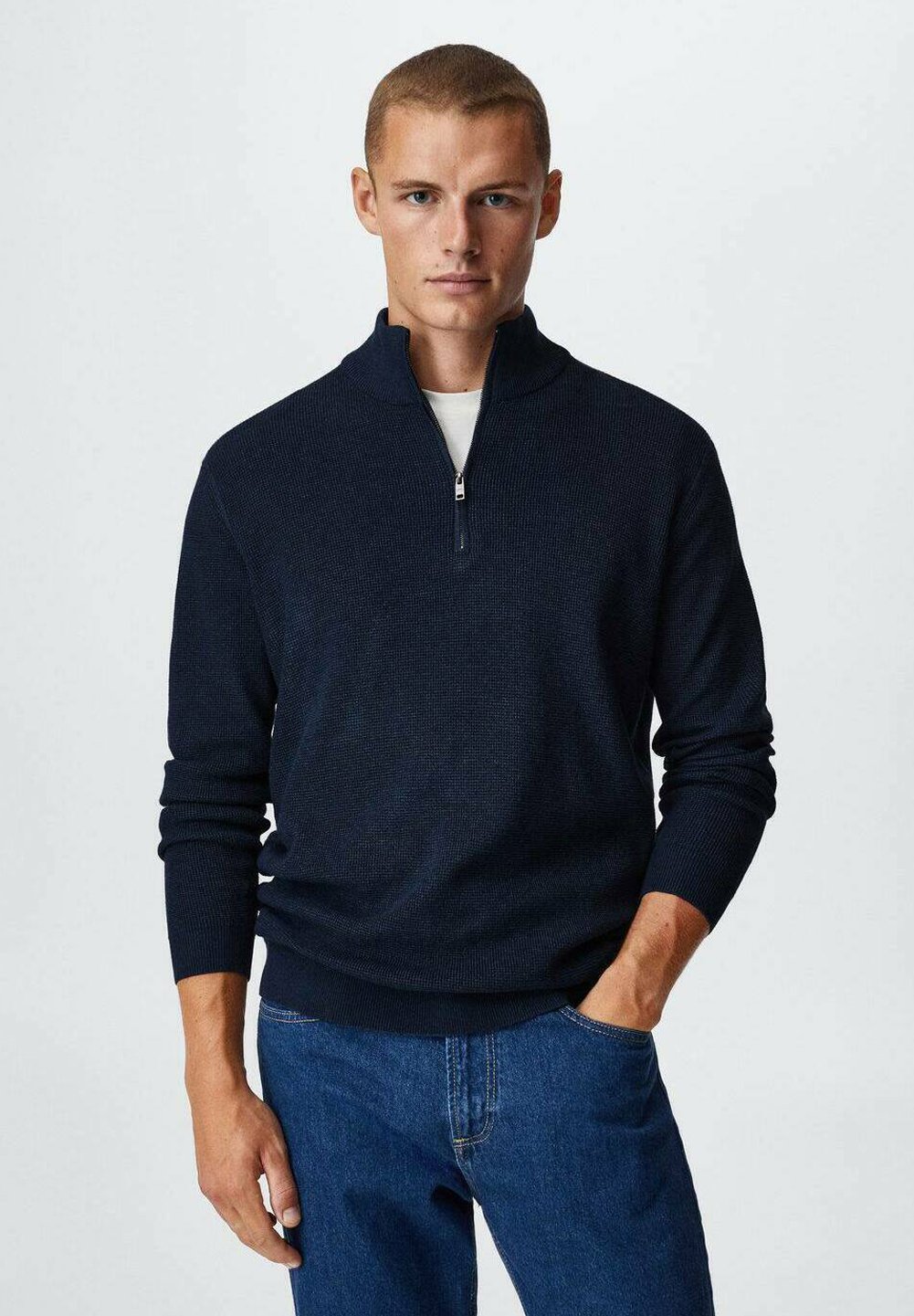 Mango ANTIGUAP - Jumper - azul marino 