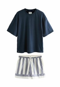 Next - REGULAR FIT - SET  - Komplet pižame - navy stripe Miniaturna slika 1
