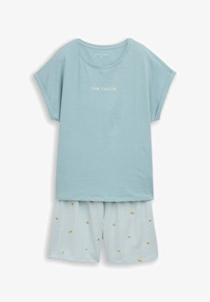 TOM TAILOR, TOM TAILOR BODYWEAR PYJAMA-SET MIT MUSTER - Pyžamová súprava - blue-medium-vertical stripe