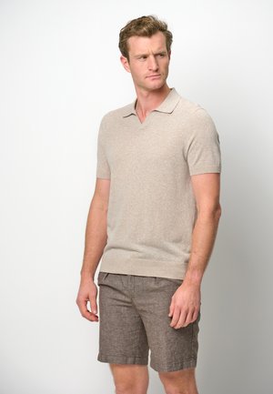 SHORT SLEEVE - Polo shirt - beige