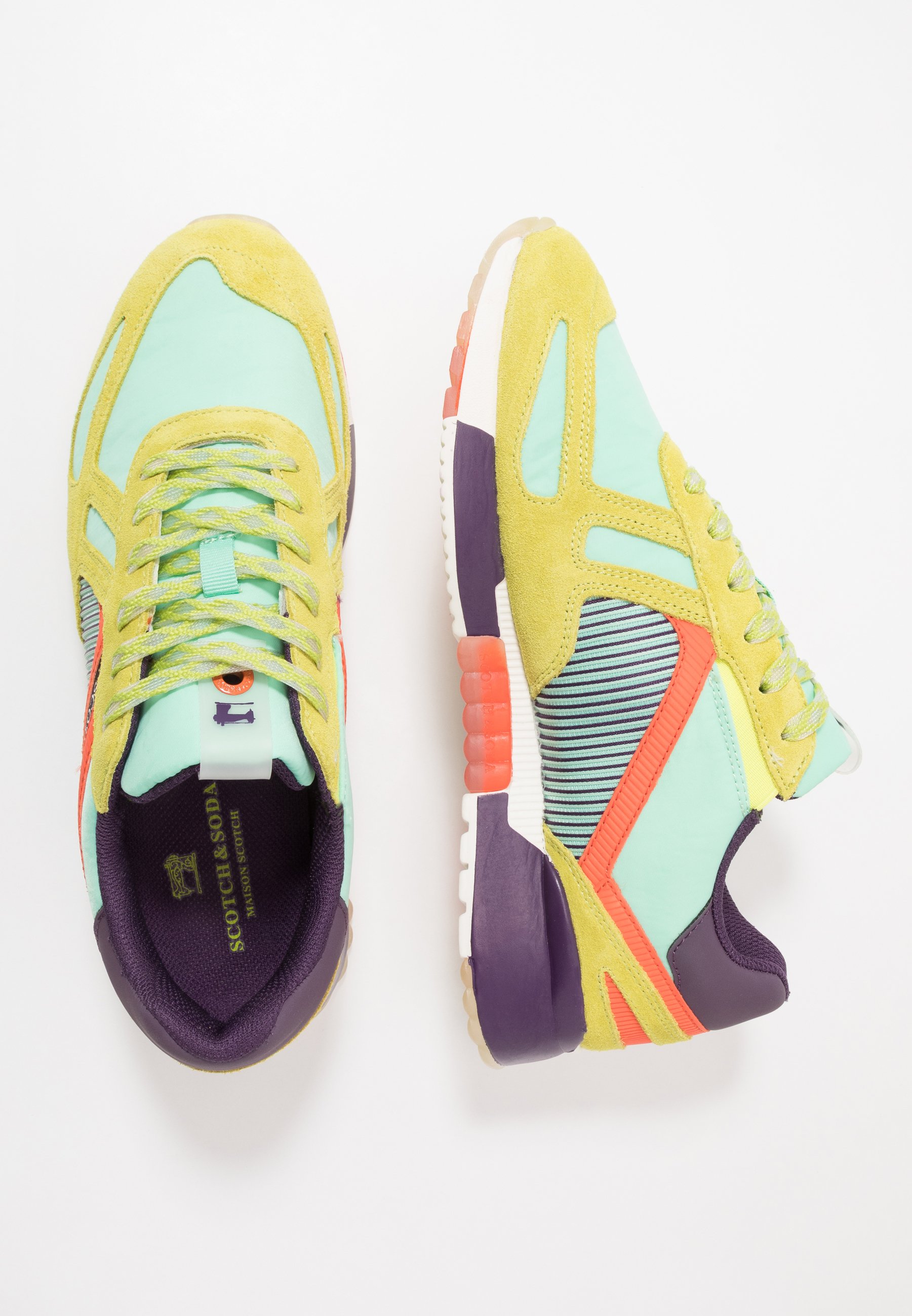 Gele Maison Scotch Sneakers voor Dames • • Dresscode.nl