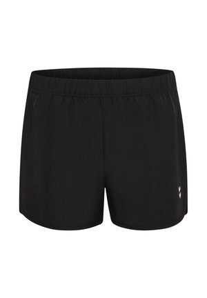 Hummel, HUMMEL HMLTRAINING W CURVED SHORTS - Korte broeken - black