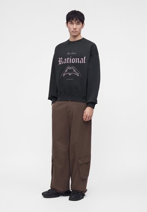 Han Kjøbenhavn, HEART LOOSE CREWNECK UNISEX - Felpa - dark grey