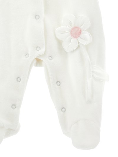 Monnalisa CHIC TUTINA CUFFIA BA CINIGLIA SET - Babygaver - panna/rosa antico