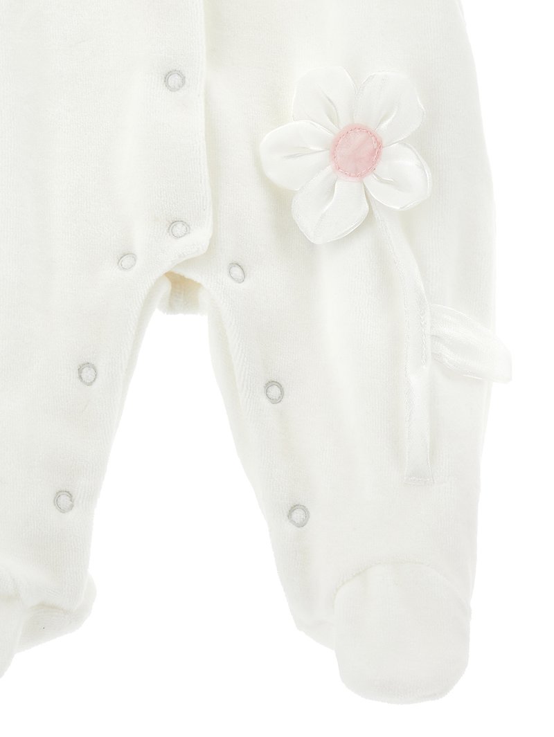 Monnalisa CHIC TUTINA CUFFIA BA CINIGLIA SET Baby gifts panna